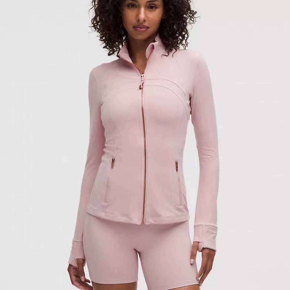 Lululemon Define Jacket Nulu-Pink Haze/Rose Gold-NWT